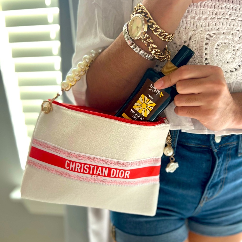 Dior White and Red Women's Bag